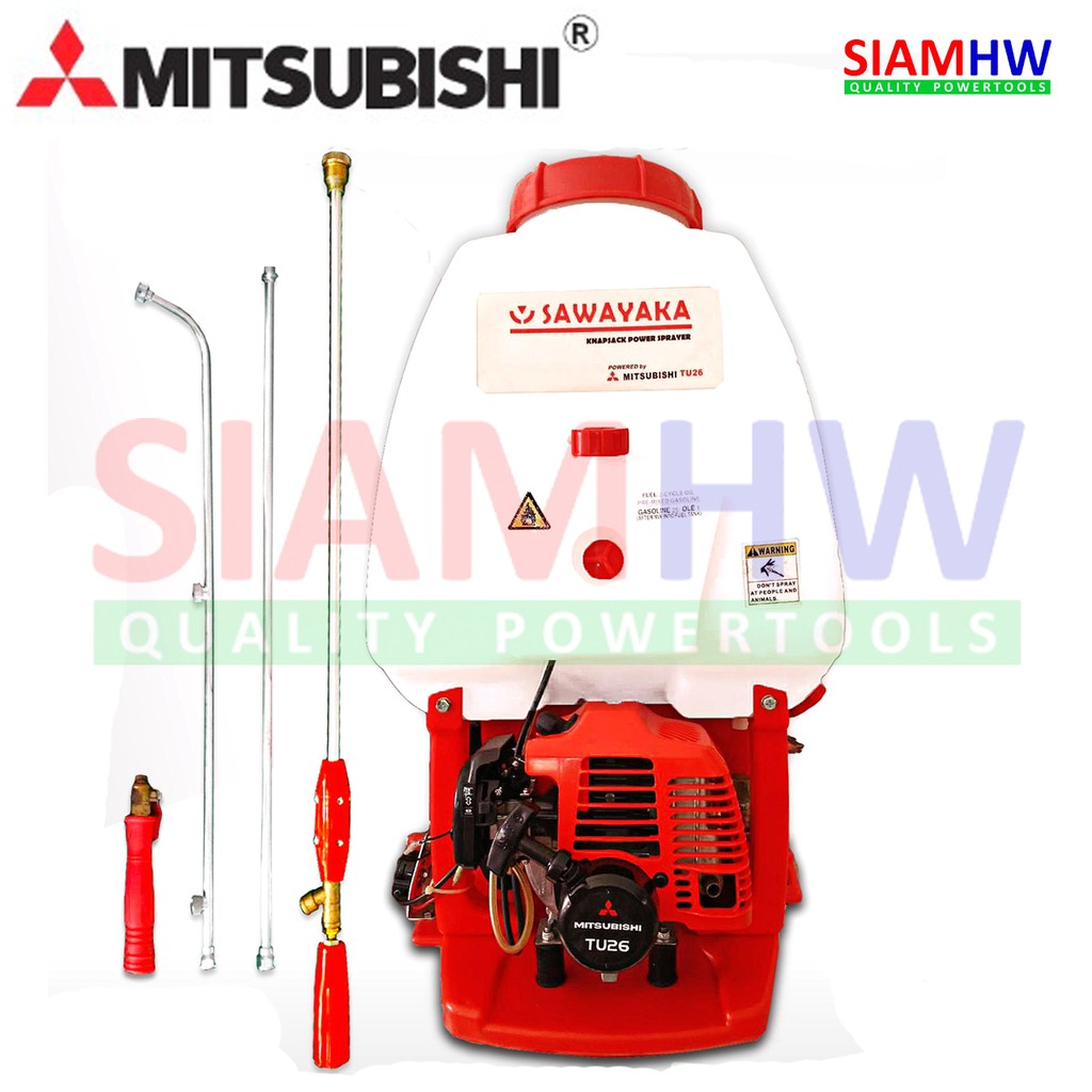 MITSUBISHI TU26 เครื่องพ่นยาสะพายหลัง (แท้100) 25 ลิตร SAWAYAKA Powered by MITSUBISHI