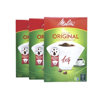 Melitta 1x4 Aroma Zones paper filters 3 Boxes กระดาษกรองจำนวน 3 กล่อง