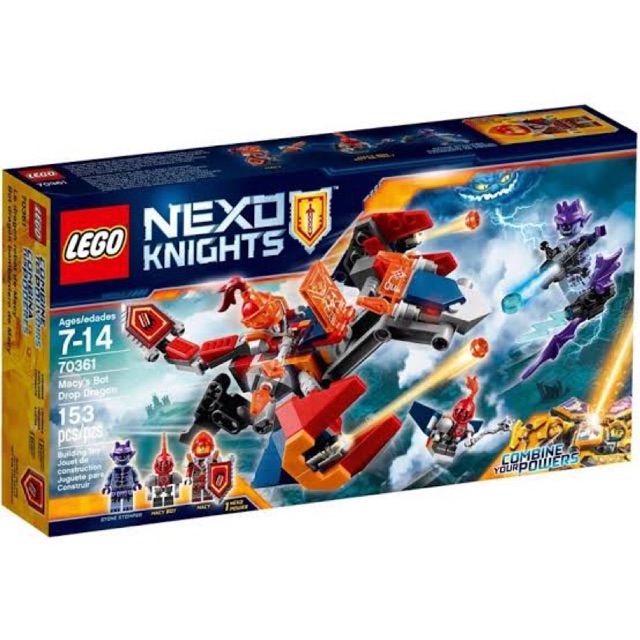 LEGO Nexo Knights 70361 Macy's Bot Drop Dragon