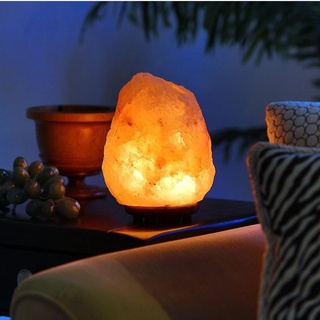 โคมไฟเกลือหิมาลายัน Himalayan Salt Lamp ทรงธรรมชาติ  โคมไฟเกลือหิมาลัย โคมไฟ