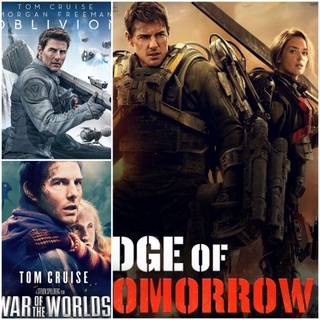 DVD หนังแอคชั่น-ไซไฟ ☆ War of the Worlds/Edge of Tomorrow/Oblivion มัดรวม 3 เรื่องดัง #ทอม ครูซ #หนังฝรั่ง #แพ็คสุดคุ้ม