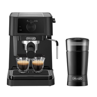 DeLonghi ชุดเครื่องชงกาแฟเอสเพรสโซ่ Stilosa มาพร้อมเครื่องชงกาแฟเอสเพรสโซ่รุ่น EC230.BK + เครื่องบดเมล็ดกาแฟ KG200