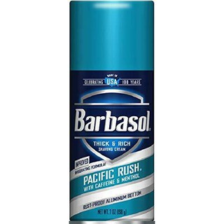 Barbasol Thick &amp; Rich Shaving Cream ครีมโกนหนวด 198 กรัม