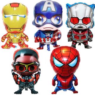 5 ชิ้น / ชุด ลูกโป่งอลูมิเนียม The Avengers Superhero Captain America