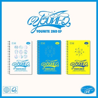 YOUNITE - 2ND EP [YOUNI-Q] +CD+Photobook+Sticker+Photocard+Poster(on pack)+Pre-order poster+Store Gift