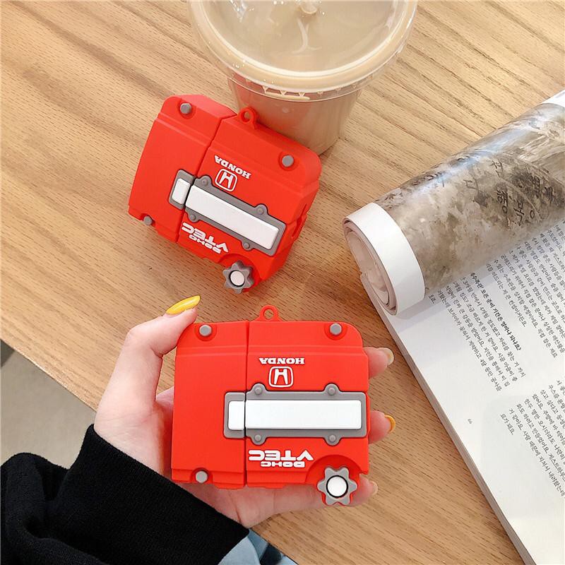 เคส Airpods 1 2 3 PRO Honda DOHC VTEC Engine Soft Silicon Casing