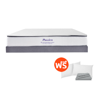 SleepHappy รุ่น Passion (นุ่มแน่นปานกลาง) ที่นอนพ็อกเก็ตสปริงในกล่อง ที่นอนเพื่อสุขภาพ หนา11นิ้ว ที่นอนEuro Top ส่งฟรี