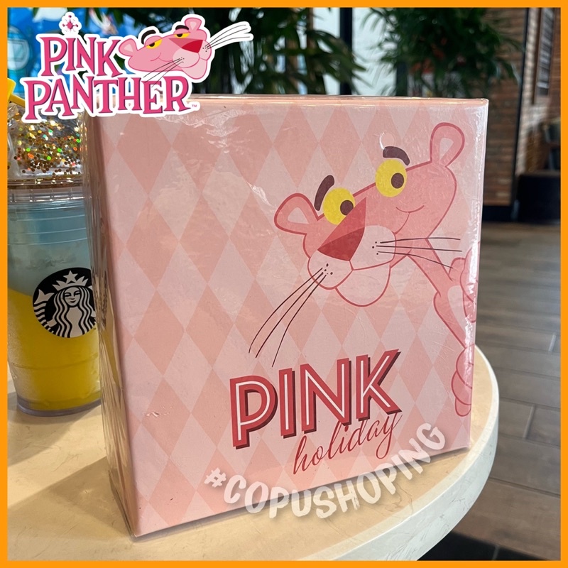 กล ่ องของขวัญพิมพ ์ ลาย Pink Panther Pink Panther สีชมพู Panther