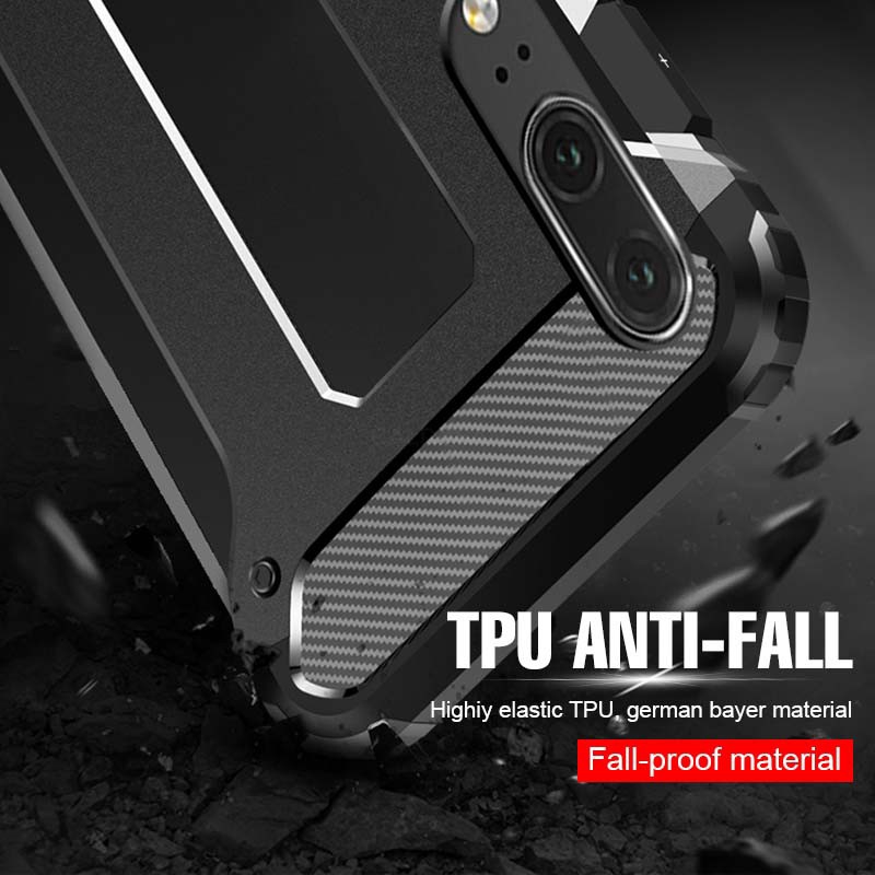 Huawei Nova 3i 4e 3e Y9Prime 2019 P30 P30Pro P30lite Hybrid กันกระแทกทนทานเกราะเต็มกันชนทนทานฝาครอบโทรศัพท์แข็ง - รูปที่ 2