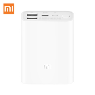 Xiao Mi Power Bank 10000mAh USB Type C Fast CHARGING กระเป๋าแบบพกพา Mi Powerbank 10000mAh ภายนอกแบตเตอรี่ Poverbank สำหรับโทรศัพท์ SK10013