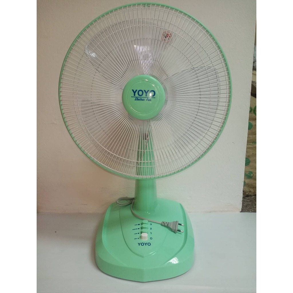 YoYo พัดลมตั้งโต๊ะ 16 นิ้ว  พัดมลมโยโย่ ลมแรง ทนทาน สีสวย - รูปที่ 3