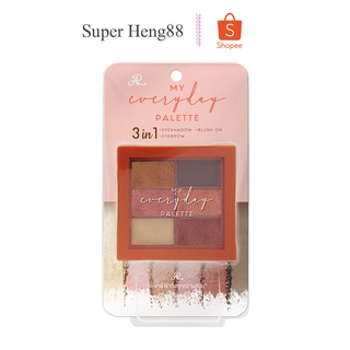 อายแชโดว์ มาย เอฟเวอรี่เดย์ พาเลท 6สี 8g. AR 3in1 My Everyday Palette