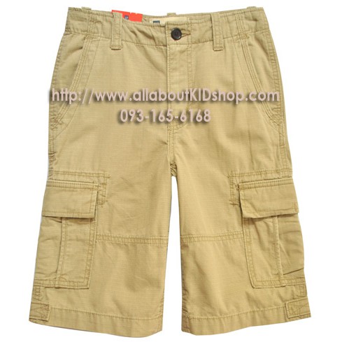 GAP Kids Cargo Short กางเกงคาร์โก้สีเบท Sz. 10, 12, (160) ปี