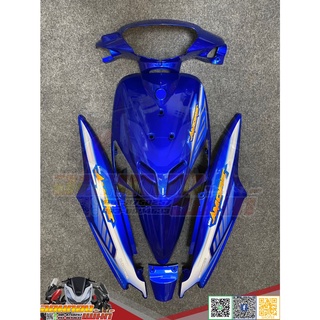 ชุดสีมีโอตัวเก่า YAMAHA Mio5VV มีโอตัวแรก สีน้ำเงิน amore งานแท้ทำสีระบบ 2K