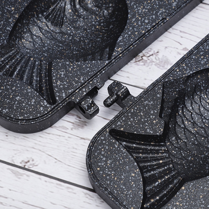 กระทะพิมพ์ลาย กระทะไทยากิ ไทยากิใหญ่4ตัว รูปไทยากิ พิมพ์ลายไทยากิ พิมพ์ขนมไทยากิ  พิมพ์ขนมปลา - รูปที่ 4