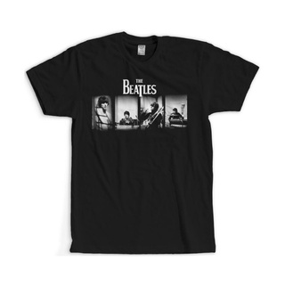 Warung SANDANG เสื้อยืดแขนสั้น ผ้าฝ้าย 100% พิมพ์ลายวง Merch The Beatles Abbey Road Series B 028 (Unisex) Combed 30s สํา