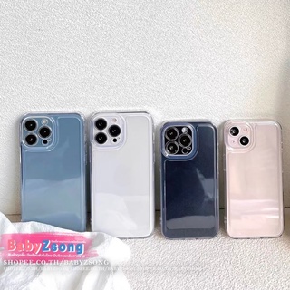 Silicone TPU Space clear case เคสใสคลุมเลนส์ เคสใสงานดี เคสใส เคสสำหรับรุ่น 78SE20- 14 14plus 14pro 14promax