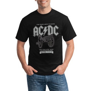 เสื้อยืดลําลอง แขนสั้น พิมพ์ลายตลก Acdc Canon Tour 1982 มีหลายสี