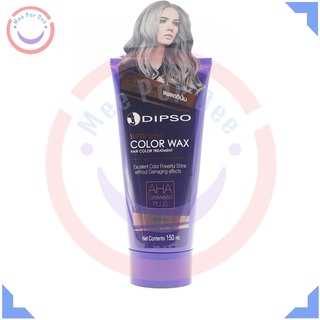 ดิพโซ่ ซุปเปอร์ไชน์ คัลเลอร์ แว็กซ์ สีเทาเข้ม 150 มล.​(Dipso Super Shine Color Wax 150 ml.)