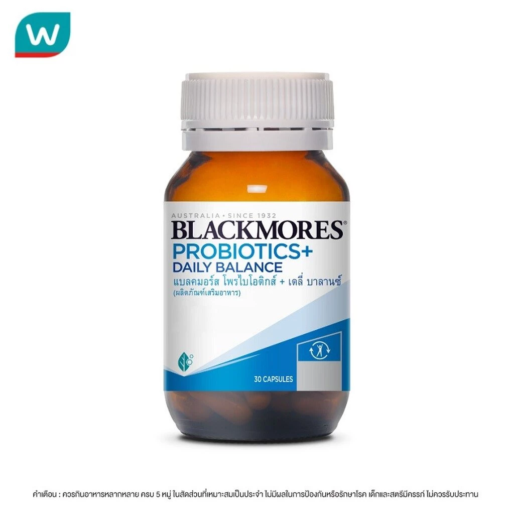Blackmores แบลคมอร์ส โพรไบโอติกส์ เดลี่ บาลานซ์ 30 แคปซูล