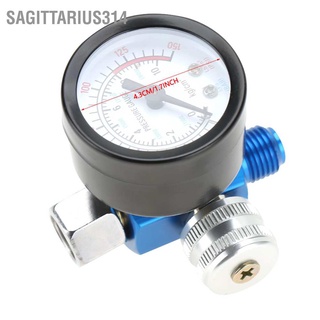 Sagittarius314 1/4” Spray Paint Gun Air Pressure Regulator Gauge Pneumatic Tool Accessory