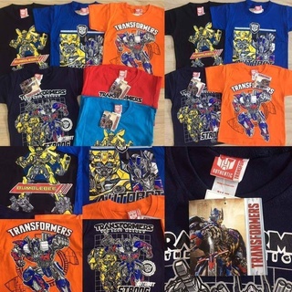 เสื้อยืดลายการ์ตูน transformers ลิขสิทธ์แท้