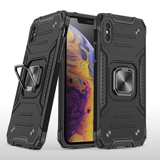 เคสโทรศัพท์มือถือ กันกระแทก พร้อมแหวนขาตั้ง สําหรับ iPhone XS MAX SE 2 3 XR 6 7 8 Plus