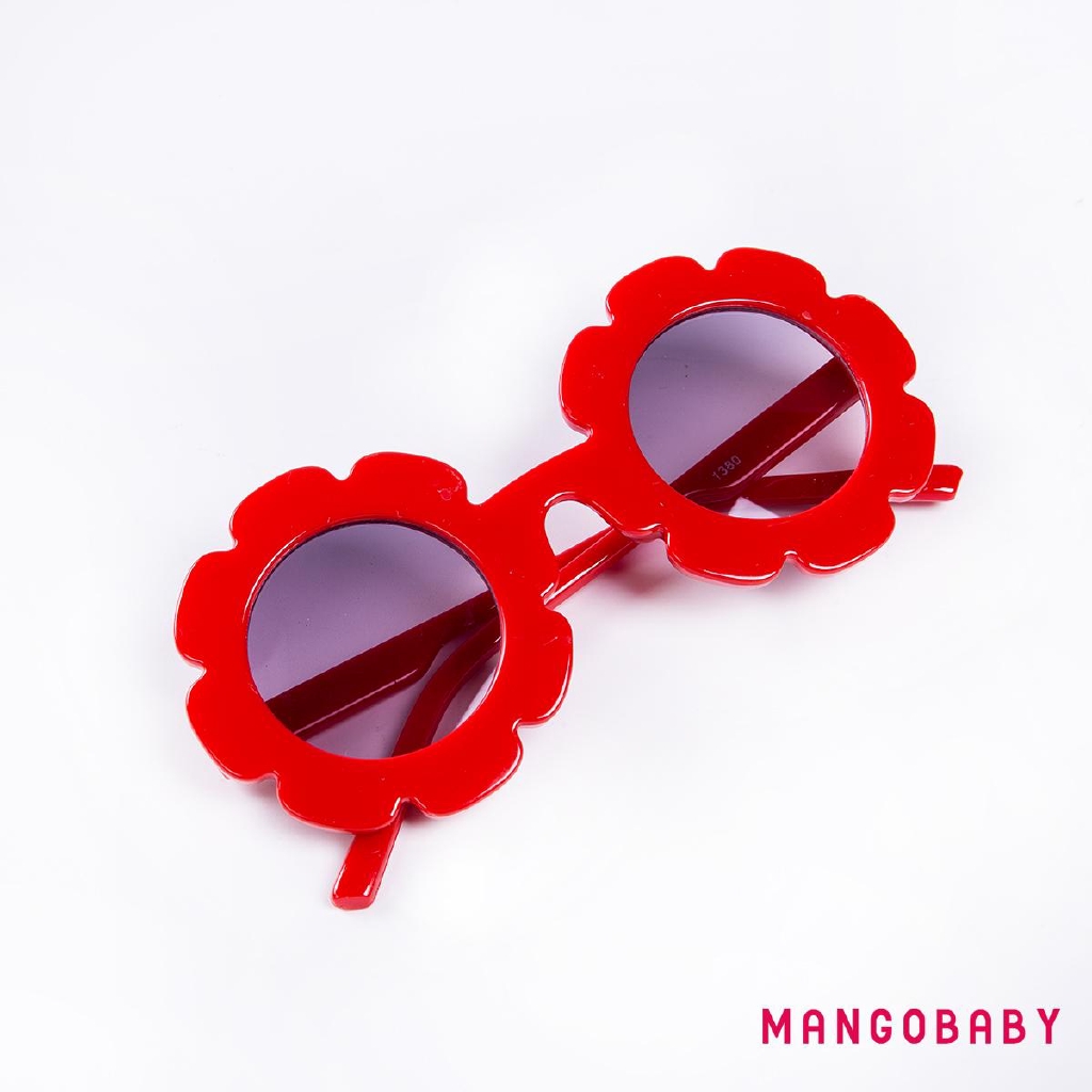 (จัดส่งในกรุงเทพฯ)แว่นตากันแดดแฟชั่น ลายดอกไม้ สำหรับเด็ก - รูปที่ 6