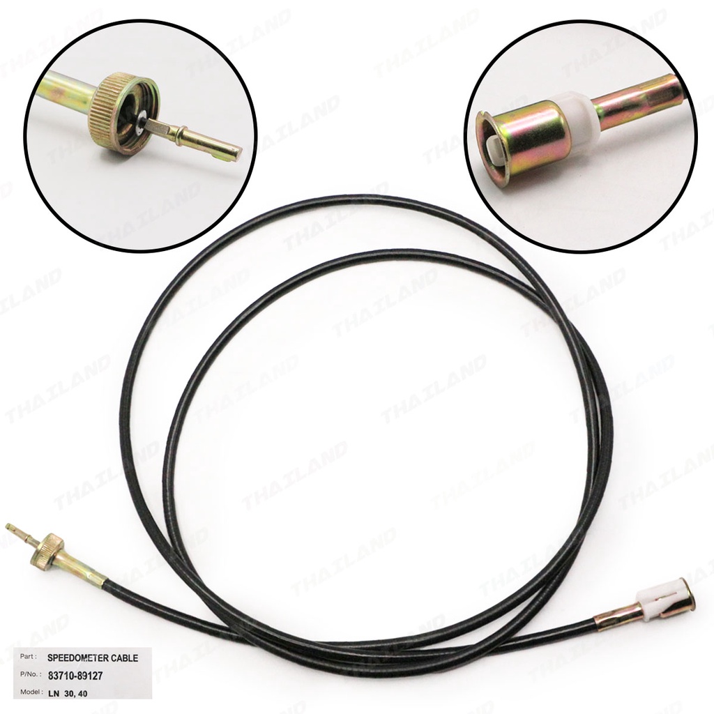 อะไหล่ สายไมล์รถยนต์ สายไมล์ 1 ชิ้น สีดำ สำหรับ Toyota LN30,LN40 Hilux LN30 LN40 RN30 40 ปี 1978-1983