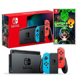 Nintendo Switch New Console (2019) ฟรีเกม Luigis Mansion 3 Standard Edition