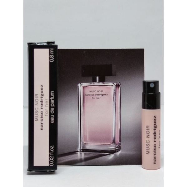 Vial NARCISO RODRIGUEZ Musc Noir for her EDP 0.8ml น้ำหอมชนิดพกพา ไวออลแท้