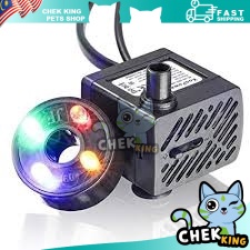 ปั๊มน้ําพุน้ําพร้อม Led 5W (Q Max 350 L/h ) MY-355 MOTOR AIR PANCUT