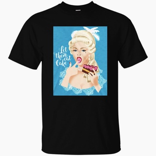 tshirtเสื้อยืดคอกลมฤดูร้อนเสื้อยืด พิมพ์ลาย Madonna Singer Let Them Eat Cake สีดํา สําหรับผู้ชาย ไซซ์ S - 4Xl Li 309Sto4