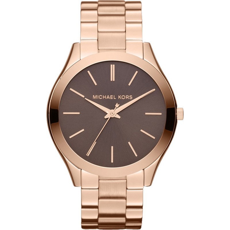 นาฬิกาผู้หญิง MICHAEL KORS Vintage Classic Slim Runway Rose Gold-tone  Ladies Watch MK3181 | Shopee Thailand