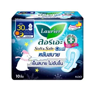 ลอรีเอะ ซอฟท์แอนด์เซฟ ไนท์ คูล 30 ซม. 10 ชิ้น