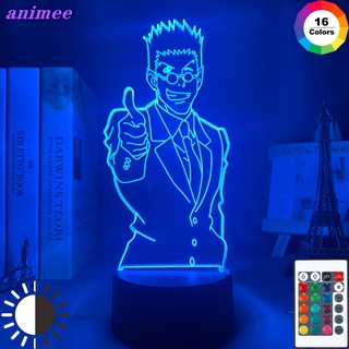 โคมไฟกลางคืน Led ลายการ์ตูนอนิเมะ Hunter X Hunter Hxh Leorio Light G*F สําหรับตกแต่งห้องนอนเด็ก ของขวัญวันเกิดเด็ก