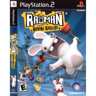 แผ่นเกมส์ Rayman Raving Rabbids PS2 Playstation2 คุณภาพสูง ราคาถูก