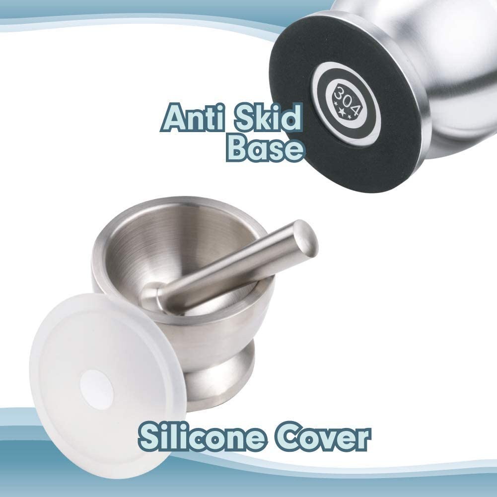 โกร่งบดยาสแตนเลส (Mortar and Pestle)