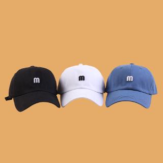 Simple style letter embroidery wild baseball cap