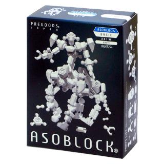 ASOBLOCK 251W อโซบล็อค ชุด 251W หุ่นยนต์สีขาว ชุดกลาง เป็นตัวต่อเสริมพัฒนาการ ผลิตในญี่ปุ่น เหมาะสำหรับเด็ก 5 ขวบขึ้น...