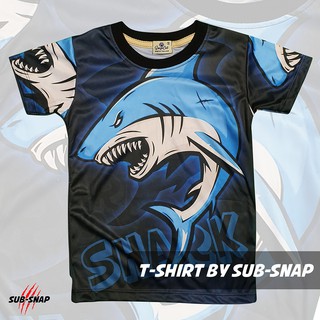 ✼SnapCat SK002 เสื้อยืดเด็ก4-10 ปี พิมพ์ลาย ลายฉลาม Graphic เสื้อแฟชั่นเด็กเสื้อเชิ้ตเสื้อผ้าแฟชั่นผู้ชาย🎁🎀✨🎗🎈