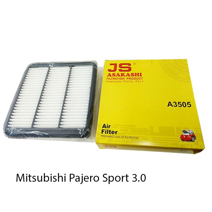 ไส้กรองอากาศเครื่องยนต์สําหรับ Mitsubishi Pajero Sport 3.0 2013, 2014, 2015 1500A098 JS Asakashi,