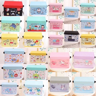 (ลายลงใหม่🎁)กล่องเอนกประสงค์ลาย sanrio snoopy ดาบพิฆาตรอสูรมาใหม่ใส่ของแบบพับเก็บได้ ไซส์ใหญ่ มีหูหิ้ว