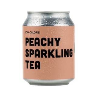 พูเชอร์ พีชชี่ สปาร์กลิ้งที ชาพีช 230 มล. - Pushers Peachy Sparkling Tea 230ml