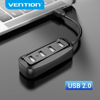 VENTION พอร์ต Usb 2.0 Hub 4 พอร์ตพร้อมไฟ Led สําหรับ PC คอมพิวเตอร์แล็ปท็อป Hub Usb 2.0