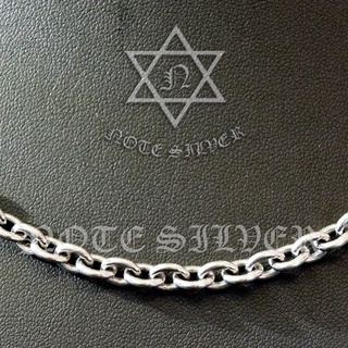 สร้อยคอ เงินแท้ ลายฮาร์เล่ย์ Size M ตะขอแบบดั้งเดิม Sterling Silver 925 NSNL1648