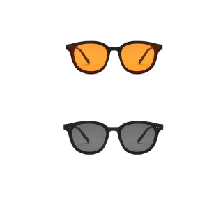 แว่นตากันแดด ป้องกัน UV400 กรอบทรงวงรี สไตล์เกาหลี สำหรับผู้ชาย และผู้หญิง