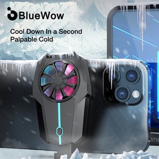 BlueWow F15 พัดลมระบายความร้อนโทรศัพท์มือถือ ฮีตซิงก์ แบบพับได้ ชาร์จซ้ําได้