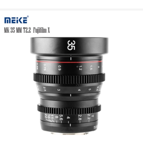 Lens MEIKE 35mm T2.2 Manual Focus Cinema Lens for Fujifilm X Mount