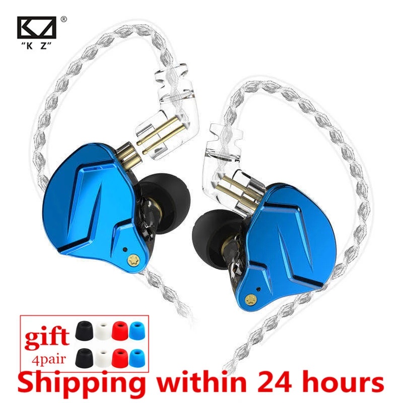 Kz ZSN Pro X หูฟังอินเอียร์ 1BA+1DD ไฮบริด เทคโนโลยี HIFI เบส ตัดเสียงรบกวน สําหรับเล่นกีฬา